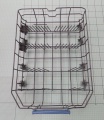Dish Basket - 1030754 Lower Basket Assembly [Amica]